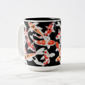 Tasse 2 Couleurs Poisson koi (Devant gauche)