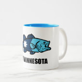 Tasse 2 Couleurs Poisson Minnesota (Devant droit)
