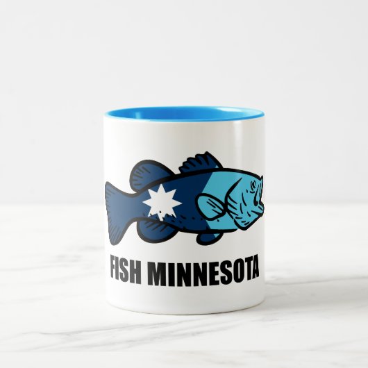Tasse 2 Couleurs Poisson Minnesota (Centre)