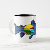 Tasse 2 Couleurs Poisson Montana (Devant gauche)