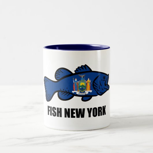 Tasse 2 Couleurs Poisson New York Bass (Centre)