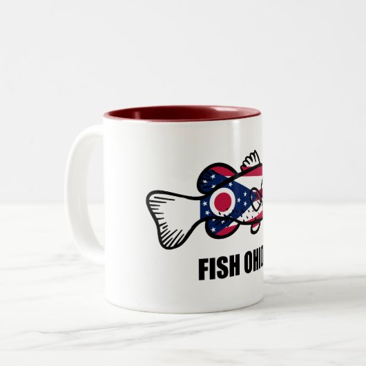 Tasse 2 Couleurs Poisson Ohio (Devant gauche)