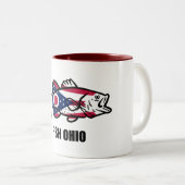 Tasse 2 Couleurs Poisson Ohio (Devant droit)