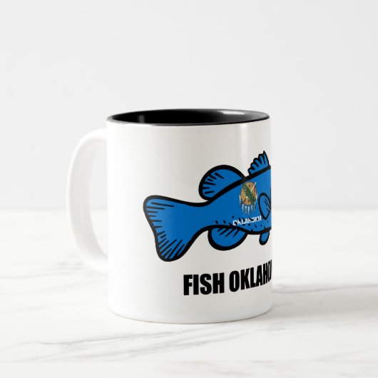 Tasse 2 Couleurs Poisson Oklahoma (Devant gauche)