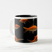 Tasse 2 Couleurs Poisson rouge 2 (Devant gauche)