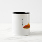 Tasse 2 Couleurs Poisson rouge dans la cuvette (Centre)