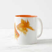 Tasse 2 Couleurs Poisson rouge deux (Devant droit)