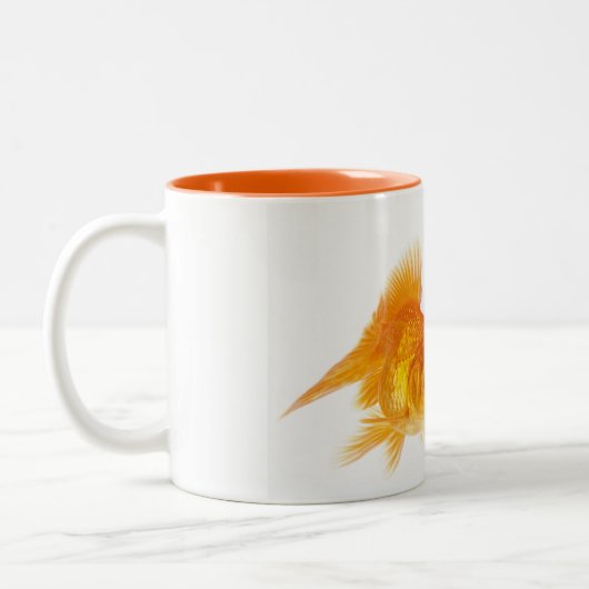 Tasse 2 Couleurs Poisson rouge deux (Gauche)