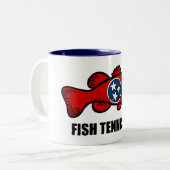 Tasse 2 Couleurs Poisson Tennessee (Devant gauche)