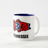Tasse 2 Couleurs Poisson Tennessee (Devant droit)