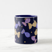 Tasse 2 Couleurs Poissons conviviaux (Centre)