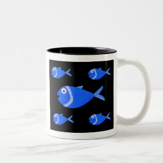 Tasse 2 Couleurs Poissons de friture