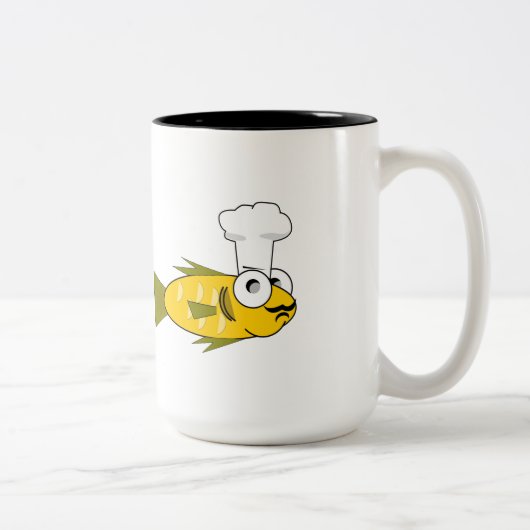Tasse 2 Couleurs Poissons et Chic. (Droit)