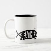 Tasse 2 Couleurs Poissons païens (Gauche)