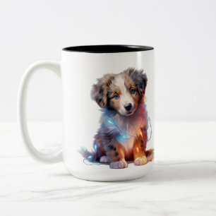 TASSE 2 COULEURS POIVRE ADORABLE NOËL SHEPHERD AUSTRALIEN