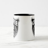 Tasse 2 Couleurs Police de café (Centre)