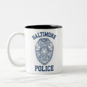 Tasse 2 Couleurs Police le Maryland de Batimore (Gauche)