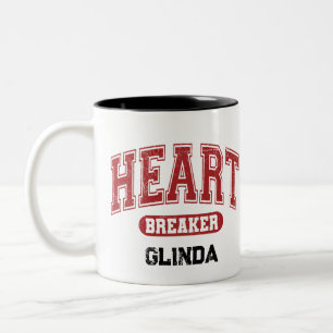 Tasse 2 Couleurs Police Stylisée de Varsity personnalisée