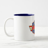 Tasse 2 Couleurs Policier fait sur commande (Gauche)