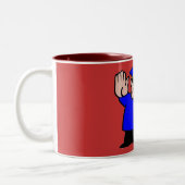 Tasse 2 Couleurs Policier - Fête des pères (Gauche)