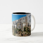 Tasse 2 Couleurs Polignano Mare Bari Italie architecte de la plage (Devant droit)