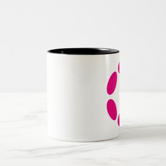 Tasse 2 Couleurs Polkadot (Centre)