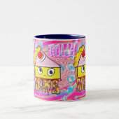 Tasse 2 Couleurs Polly Cake - tortina - (Centre)
