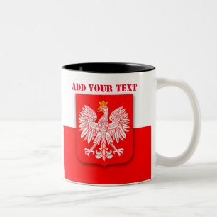 Tasse 2 Couleurs Pologne Coupe du monde de football 2026 Polska