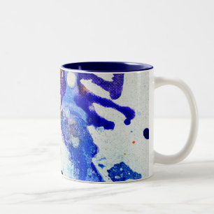 Tasse 2 Couleurs Polychromoptique #1B par Michael Moffa