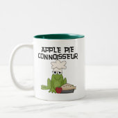 Tasse 2 Couleurs Pomme Pie Connoisseur Tshirts et cadeaux (Gauche)