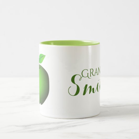 Tasse 2 Couleurs Pomme verte (Centre)
