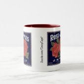 Tasse 2 Couleurs Pommes roses de marque (Centre)