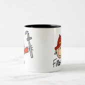 Tasse 2 Couleurs Pompier (Centre)