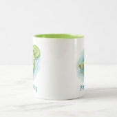 Tasse 2 Couleurs Pondering Frog Reading Book  (Centre)