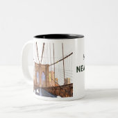 Tasse 2 Couleurs Pont Brooklyn (Devant gauche)