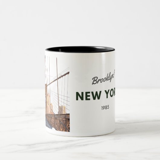 Tasse 2 Couleurs Pont Brooklyn (Centre)