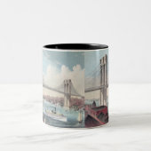 Tasse 2 Couleurs Pont Brooklyn (Centre)