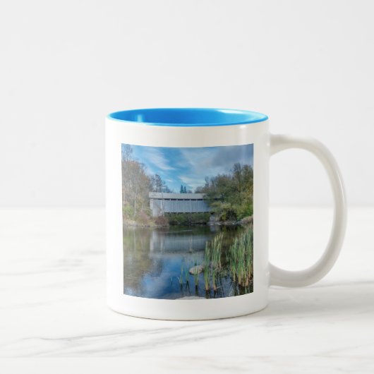Tasse 2 Couleurs Pont couvert de Milby 2 (Droit)
