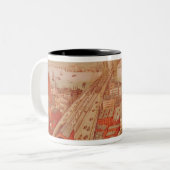 Tasse 2 Couleurs Pont de Brooklyn, c.1883 (Devant gauche)