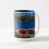 Tasse 2 Couleurs Pont de Curaçao (Devant droit)