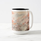 Tasse 2 Couleurs Pont De L'Érable Et Rivière (Devant droit)