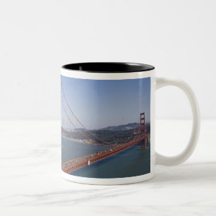 Tasse 2 Couleurs Pont du Golden Gate, San Francisco, Californie, 10