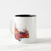 Tasse 2 Couleurs Pontiac Firebird Trans AM 1973 (Devant gauche)