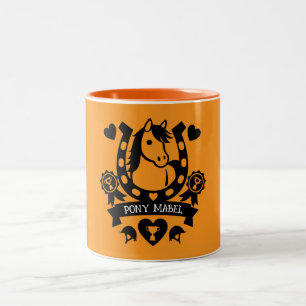 Tasse 2 Couleurs Pony Club Rider