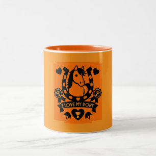 Tasse 2 Couleurs Pony Club Rider
