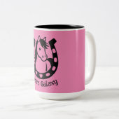 Tasse 2 Couleurs Pony Club Rider (Devant droit)