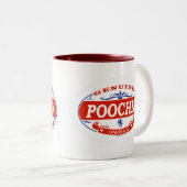 Tasse 2 Couleurs Poochin (Devant droit)