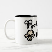 Tasse 2 Couleurs Poodle Love (Gauche)