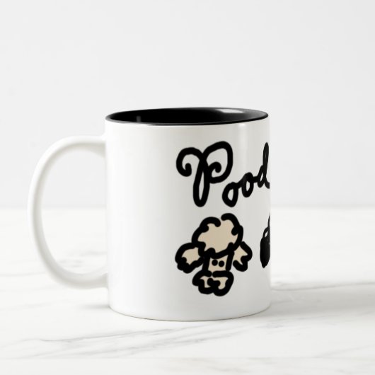 Tasse 2 Couleurs Poodle Love (Gauche)