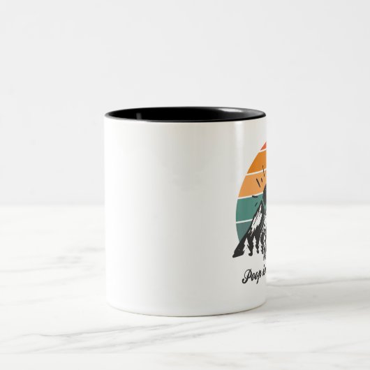 Tasse 2 Couleurs Poop Dans Les Bois (Centre)
